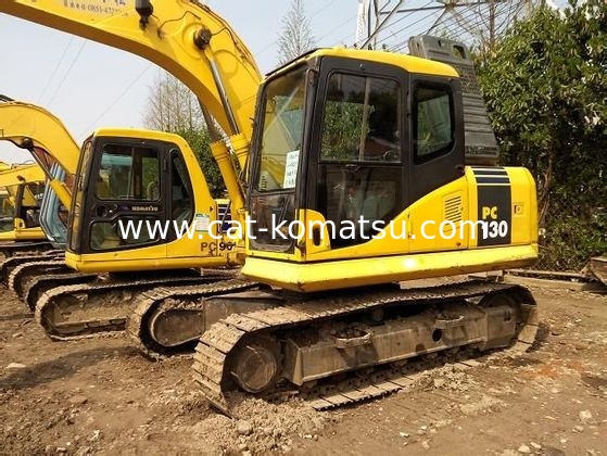 Used KOMATSU PC130-7 Excavator 13Ton Digger