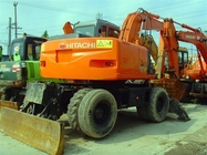 Used HITACHI ZX130W Wheel Excavator