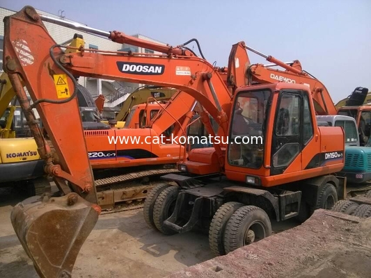 Used Doosan Wheel Excavator Doosan DH150W-7 FOR SALE