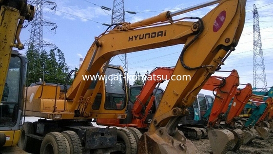 Used Hyundai Wheel Excavator HYUNDAI 130-5 Wheel Excavator FOR SALE