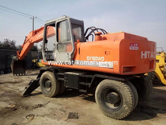 Used HITACHI EX160WD Wheel Excavator