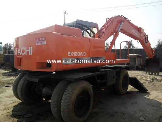 Used HITACHI EX160WD Wheel Excavator