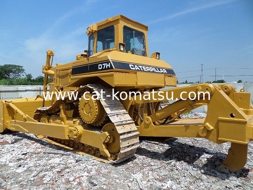 Used Second-hand CAT Caterpillar D7H Bull dozer With Ripper