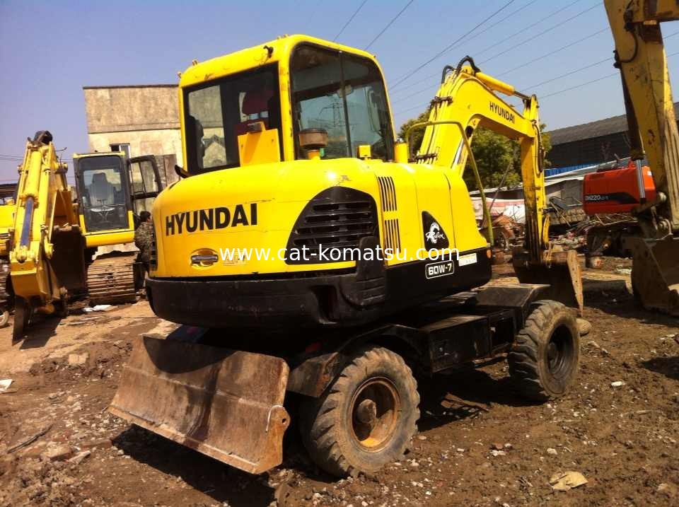 USED HYUNDAI Wheel Excavator 60W-7 FOR SALE