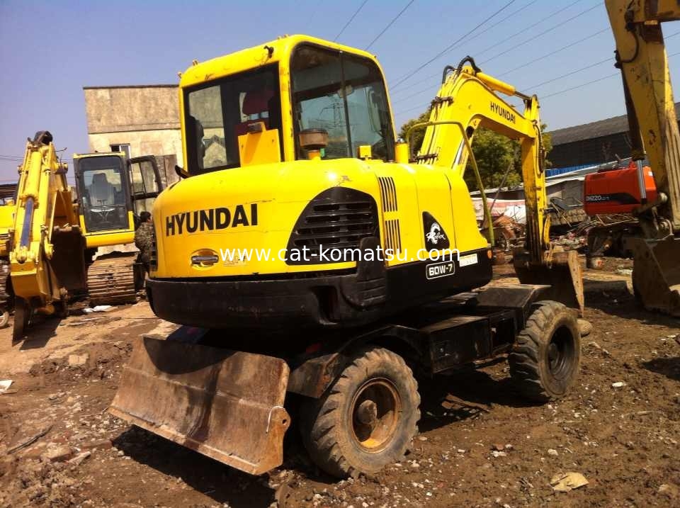 USED HYUNDAI Wheel Excavator 60W-7 FOR SALE